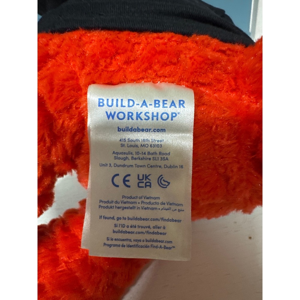 Build A Bear Magic Quest Dragon Plush Stuffed‎ Animal Toy Black Hoodie - Picture 5 of 7